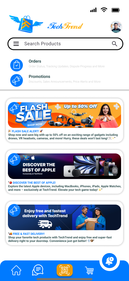 TechTrend Checkout Page